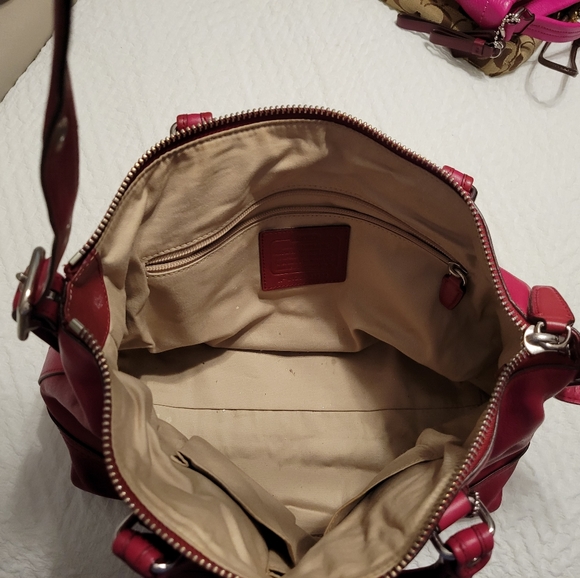 Wine color Coach Bag - Picture 3 of 4